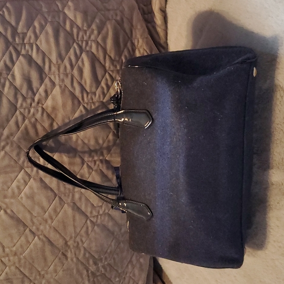 Coach Wool Satchel Hand Bag - Picture 4 of 16